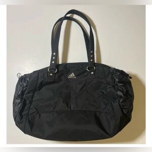 Black adidas gym duffel bag